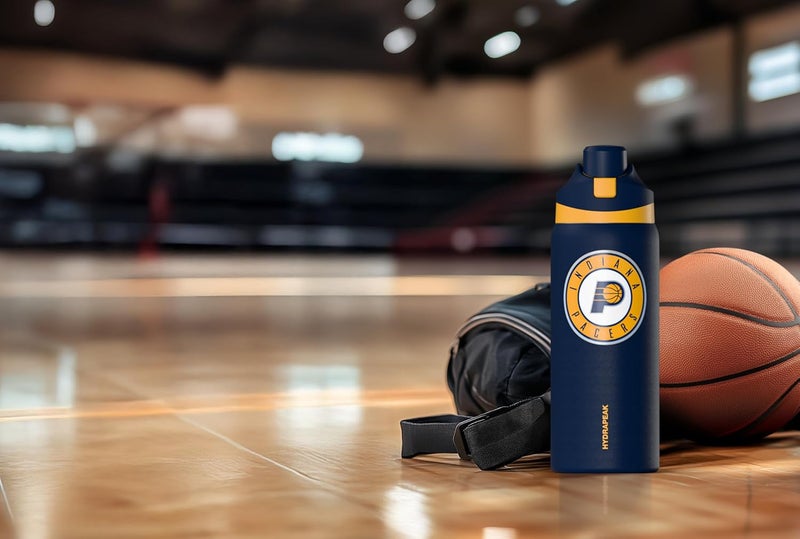 Hydrapeak x NBA Officially Licensed Orlando Magic Oasis 32 oz Water Bottle with Chug Lid Push Button, Stainless Steel Water Bottle No Straw, 32 oz Insulated Water Bottle - Image 4